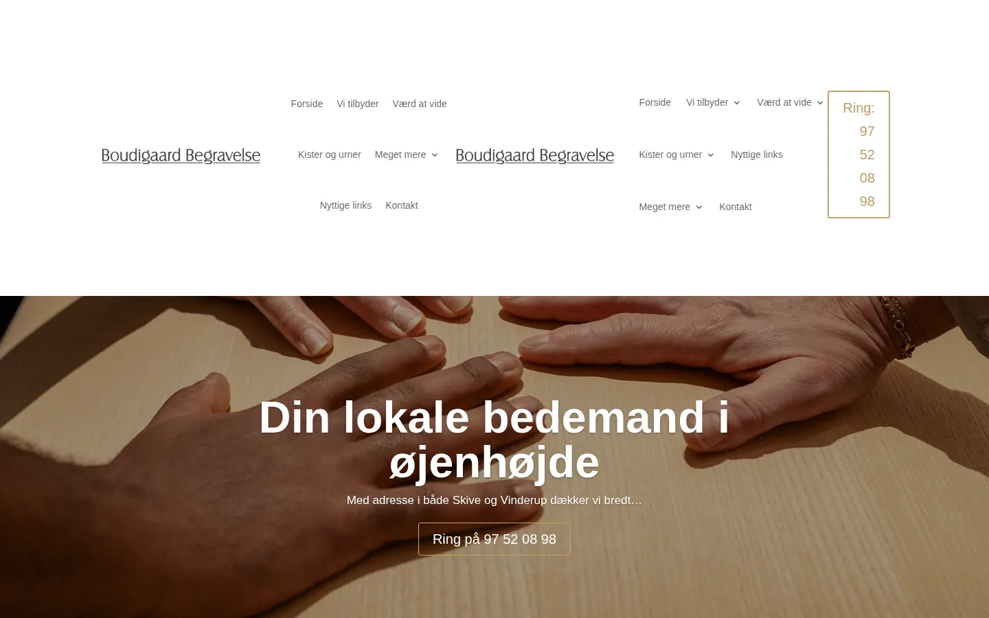 Billede fra Boudigaard Begravelse