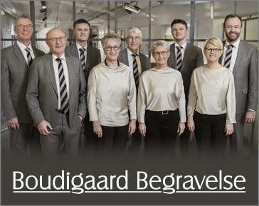 Boudigaard Begravelse