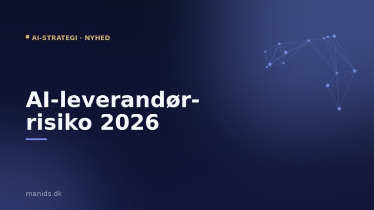 Er din virksomhed for afhængig af ChatGPT og Claude? Anthropic-sagen viser risikoen