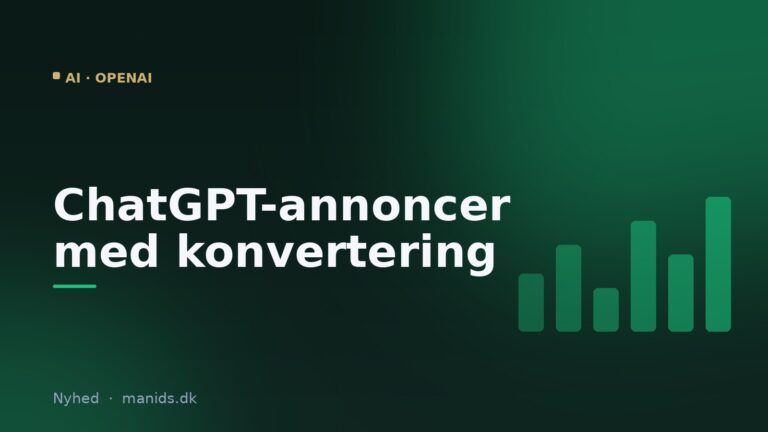 ChatGPT-annoncer får konverteringssporing: pixel og Conversions API er landet