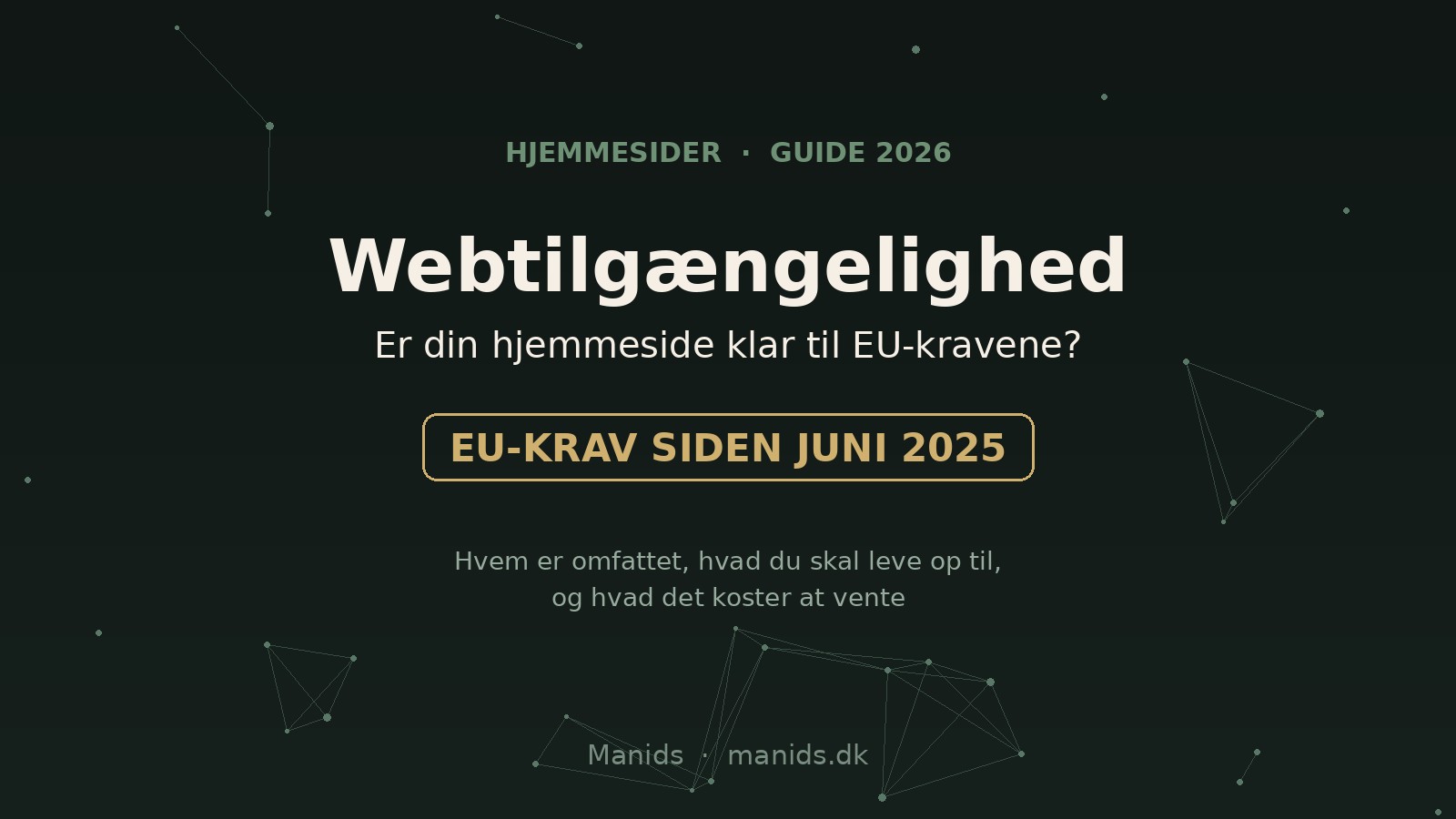 Webtilgængelighed: er din hjemmeside klar til EU-kravene i 2026?