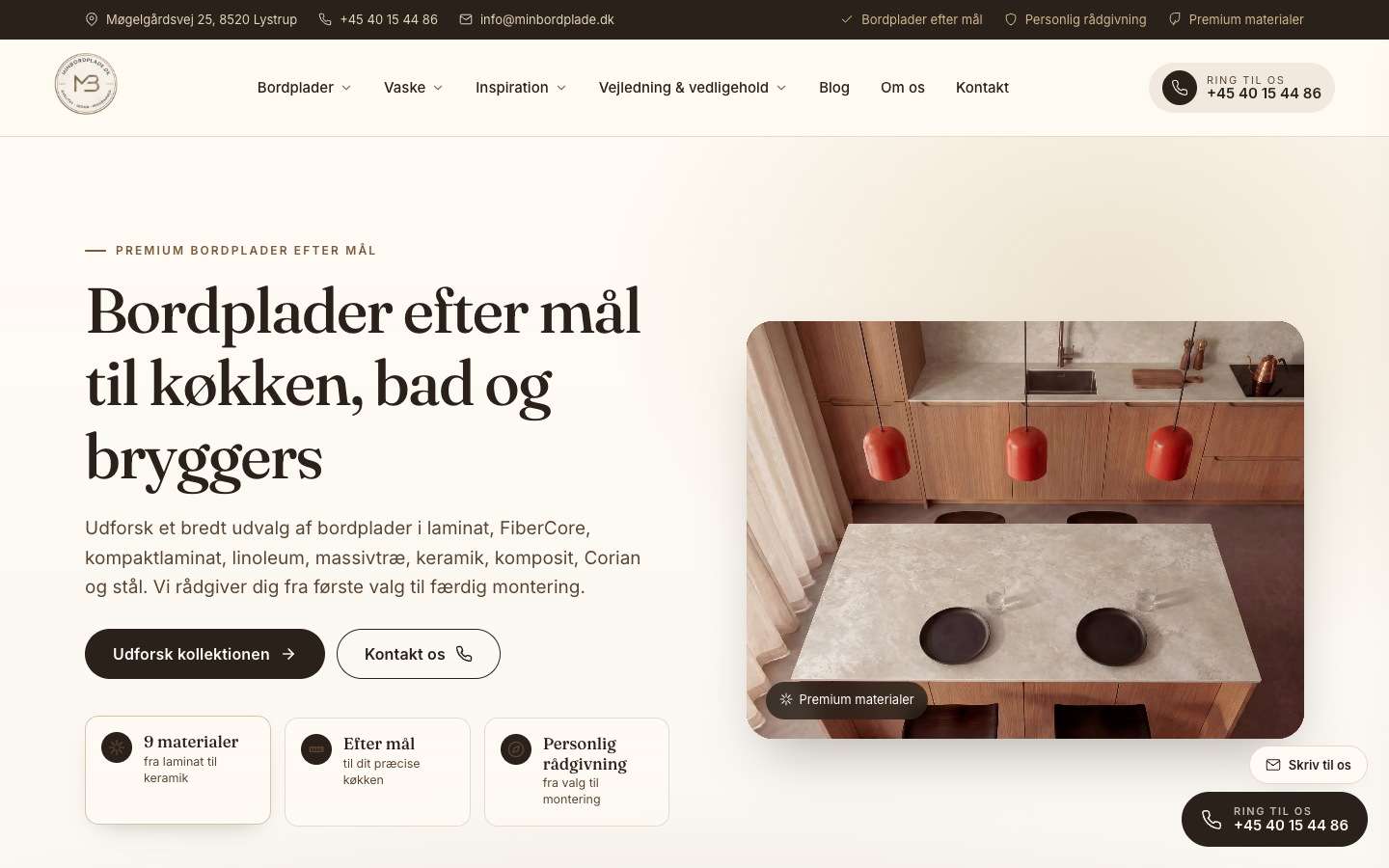 Billede fra Min Bordplade